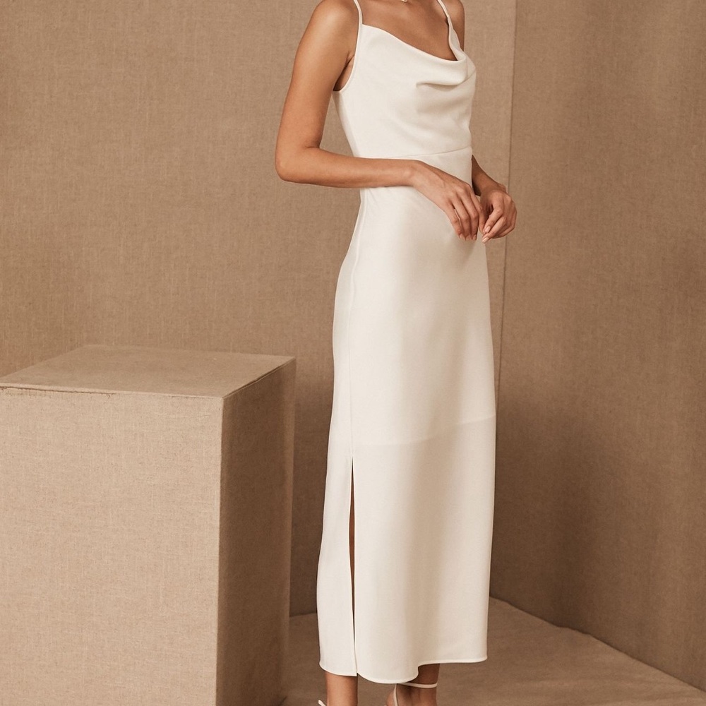 BHLDN Cali Textured Midi Dress Size 0